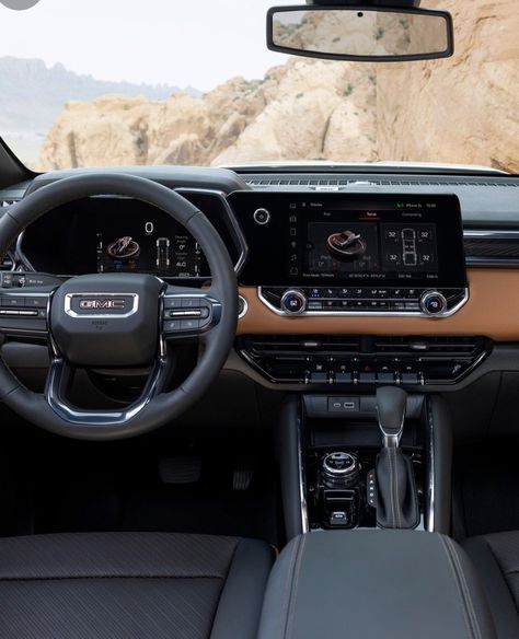 Gmc Canyon Denali, 2023 Gmc Canyon, Gmc Interior, Gmc Denali Truck, Denali Truck, Gmc Denali, Hummer H3, Awesome Cars, Truck Interior