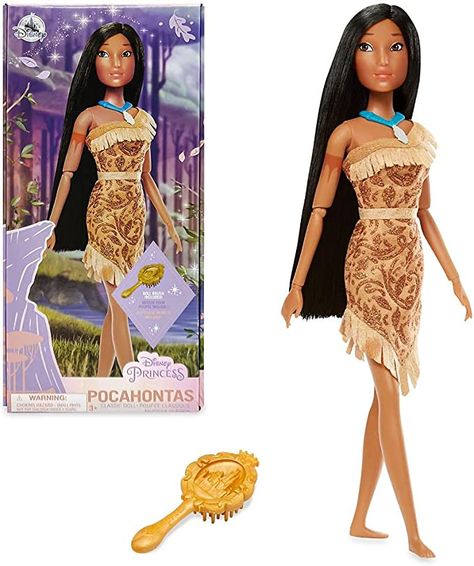 Pocahontas 2, Disney Princess Barbies, Pocahontas Disney, Doll For Kids, Princess Pocahontas, Princess Toys, Disney Pocahontas, Disney Rapunzel, Disney Magic Kingdom