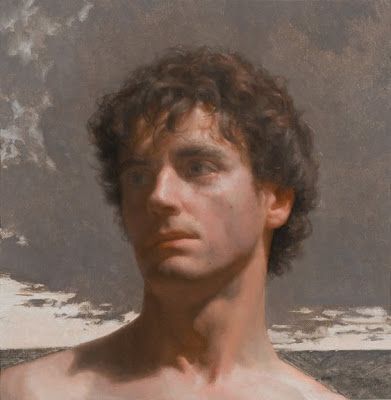 jacob collins | Jacob Collins : May 2- 30, John Pence Gallery, San Francisco Jacob Collins, Senior Boy Photography, Senior Portrait Poses, 얼굴 드로잉, Beauty In Art, Male Photography, Oil Painting Portrait, Oil Portrait, Male Portrait