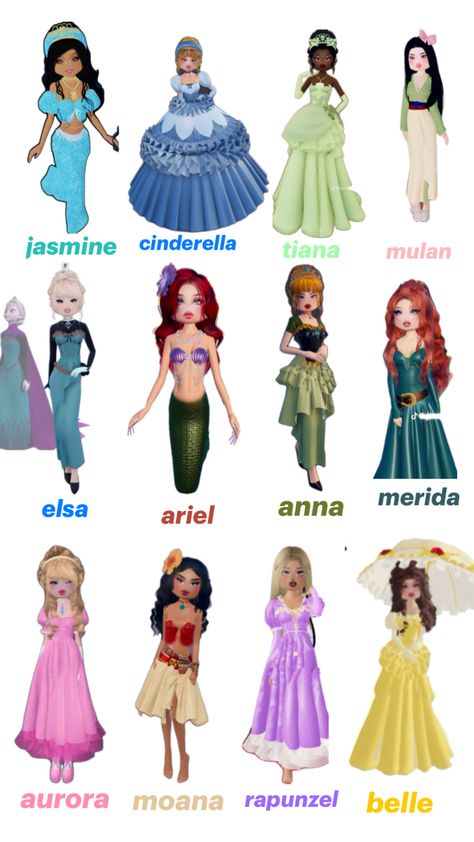 Fancy Dress Code, Disney Princess Anime, Disney Princess Outfits, Pretty Halloween Costumes, Aesthetic Roblox Royale High Outfits, Disney Princess Dresses, Theme Dress, Combo Dress, Princesa Disney