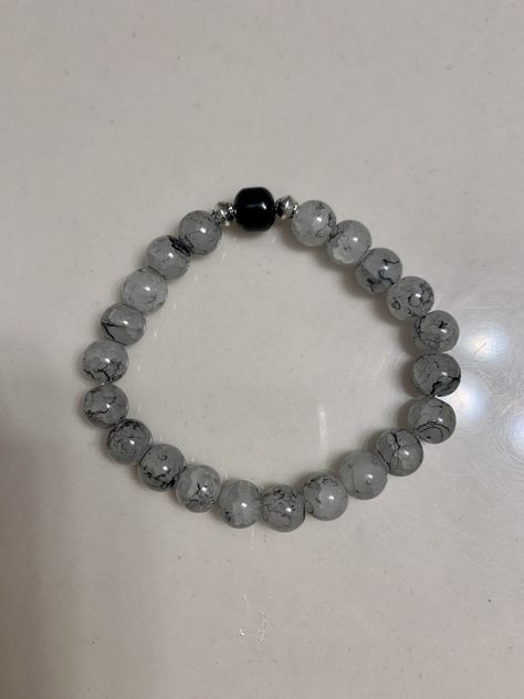 Excited to share this item from my #etsy shop: Gray Marble and Black Beaded Bracelet Black And Gray Beaded Bracelets, Beaded Bracelets Marble, Silver Crystal Bracelet With Black Beads, Mens Jewelry Bracelet Silver, Silver Onyx Beaded Bracelets With 8mm Beads, Braclets Gold, Body Jewelry Diy, Silver Onyx Beaded Bracelets Hand-strung, Marble Bracelet