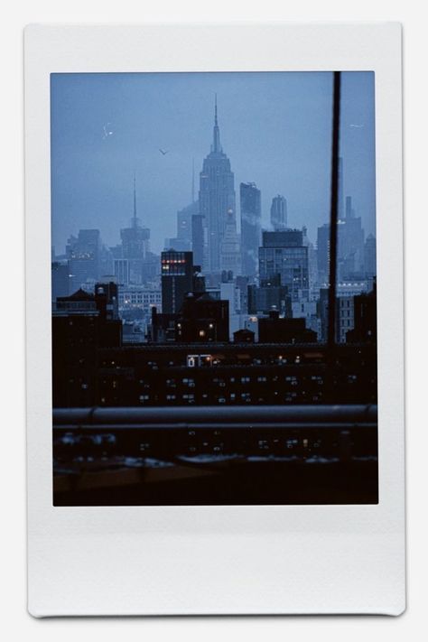 new york city, skyline poster, nyc Nyc Baby, Empire State Of Mind, Nyc Aesthetic, Nyc Life, New York Life, Polaroid Pictures, Brooklyn Baby, Blue City, City That Never Sleeps