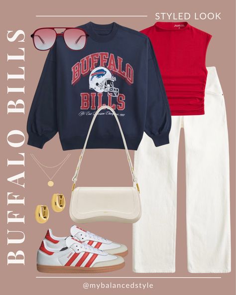 Football Fashion Buffalo Bills Outfit Idea Summer fashion Summer style Women’s leggings Women’s accessories Summer accessories Women’s loungewear Women’s sneakers Neutral sneakers Marc jacobs Spanx Summer sneakers Two piece sets Everyday Tote Women’s fashion Affordable fashion Belt bags Women’s denim jeans Distressed denim Fashion tote bags Women’s sandals Women’s swimsuits Amazon pool floats

#LTKSaleAlert#LTKSeasonal#LTKStyleTip
https://liketk.it/4Nl69 Buffalo Bills Game Outfit Woman, Buffalo Bills Outfit Woman, Bills Game Outfit, Fall Football Game Outfit, Buffalo Bills Outfit, Wag Outfits, Sneakers Neutral, Neutral Sneakers, Summer Style Women