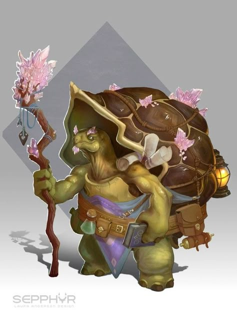 Dnd Druid, Dnd Races, Dungeons And Dragons 5e, Dnd Dragons, Turtle Art, Dungeons And Dragons Characters, Dnd Art, Fantasy Creatures Art, Fantasy Rpg