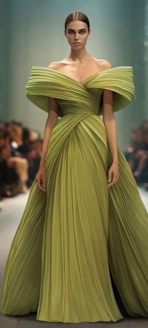 Fashion Draping, Saiid Kobeisy, Runway Gowns, Paris Fashion Week Runway, Structured Dress, High Fashion Outfits, Taffeta Dress, Classy Dress Outfits, Gala Dresses