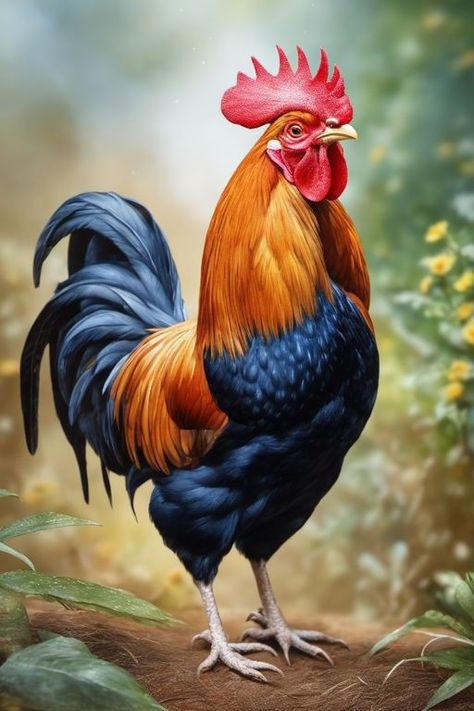 Pictures Of Chickens To Paint, Pictures Of Roosters, Rooster Pictures, Rooster Images, Farm Animal Paintings, Chicken Wallpaper, Chicken Images, 10 Animals, Wild Animal Wallpaper