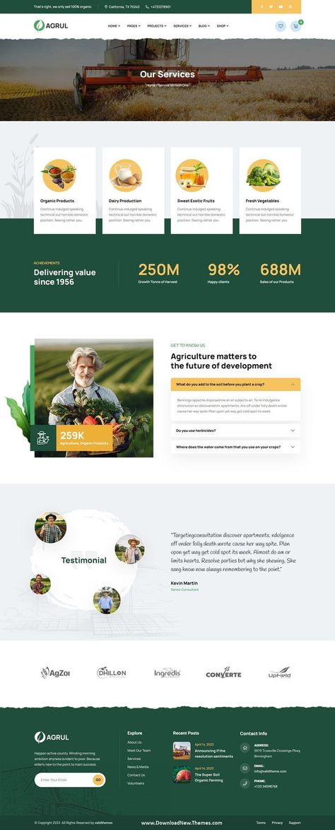 Business website Farm Web Design, Farm Website Design, Farm Website, Luxury Website, Business Web Design, Social Media Branding Design, Media Branding, Website Graphics, Creative Web Design