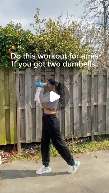 Shruti Dubey on Instagram: "20 minutes Arm workout at home with just 2 dumbells  . .  Stay active with home workouts!!  #fitnesswithshru #armworkouts" Dumbell Arm Workout, Arm Workout At Home, Arm Workouts At Home, Arm Fat, Fat Workout, Home Workouts, Fat To Fit, Stay Active, Arm Workout