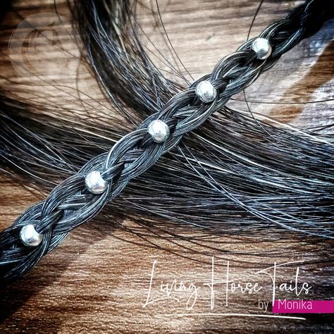 Celtic braided tail bracelet Horsehair Bracelet Diy, Horse Hair Bracelet Diy, Horse Hair Jewelry Diy, Memorial Projects, Cow Tail, Horsehair Jewelry, Celtic Braid, Hair Keepsake, Horse Hair Bracelet