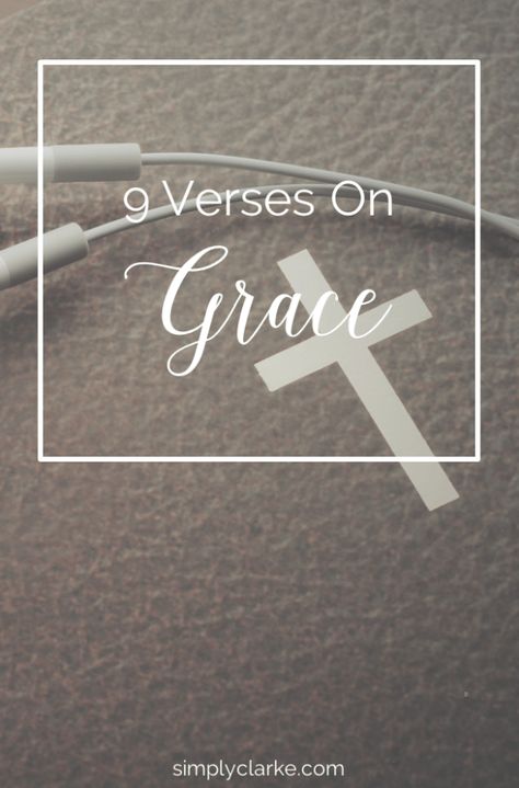 Need some reminders of God's grace? Here are 9 of 'em... http://simplyclarke.com/2016/01/verses-on-grace/ Grace Verses, Grace Bible Verses, Gods Grace Quotes, Christ Centered Marriage, Christian Lyrics, Grace Quotes, Laughter Is The Best Medicine, Christian Meditation, Jesus Paid It All