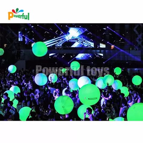 Color changing touchable inflatable crowd ball led glowing balloons for concert Glowing Balloons, Glow Balloons, Pottery Collection, Light Building, Guangzhou, Graphic Design Inspiration, Color Change, Balloons, Design Inspiration