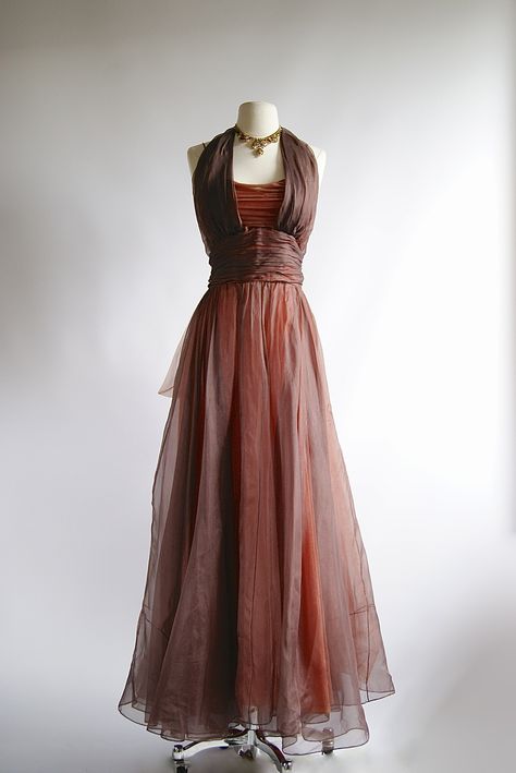 Vintage 1950s Dress ~ 50s Dress xtabayvintage.com Vintage Prom Dresses 1950s, 50s Prom Dresses, Vintage 1950s Dress, Gown Inspiration, Vintage 1950s Dresses, Prom Dress Inspiration, Prom Dresses Vintage, Fantasy Dress, 50s Dresses