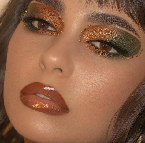 Earth Tone Makeup, Futuristic Makeup, Tone Makeup, Asian Makeup Tutorials, Dark Pop, Gyaru Makeup, Makeup Dark, Euphoria Makeup, Eye Makeup Styles