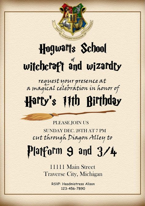 Harry Potter Motto Party, Harry Potter Party Invitations, Wizard Birthday Party, Harry Potter Birthday Invitations, Harry Potter Invitations, Hogwarts Party, Harry Potter Theme Birthday, Harry Potter Halloween Party, Cumpleaños Harry Potter