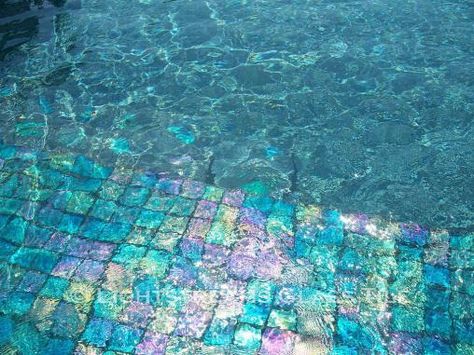 * Lightstreams Glass Tile | Renaissance Collection Teal Glass Tile Bathroom Tile Showers, Teal Glass Tile, Spa Tile, Tile Showers, Blue Glass Tile, Iridescent Tile, Glass Pool Tile, Aesthetic Water, Pool Finishes