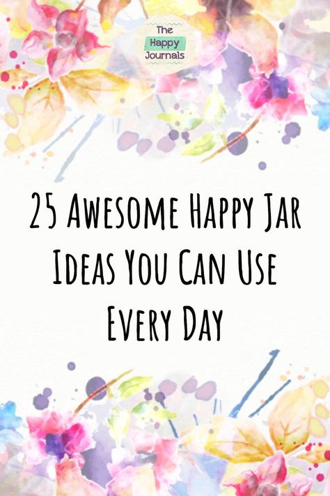 positive thinking | In my positivity jar from last year, every single scrap of paper I unfolded filled me with joy. You see, I thought I had a pretty crappy year. But it was great! I smiled a lot. I learned a lot. And I grew a lot. Write all the small, positive, things down, we’ll see that we have much more to smile about than we thought. Some people call it a positivity jar, some a happy jar, some a happiness jar, or a positive thoughts jar. It doesn't matter what you call it. Positivity Jar, Happiness Jar, Message Jar, Thoughts Of The Day, Dream Jar, Quote Jar, Personal Development Activities, Happy Jar, Happiness Journal