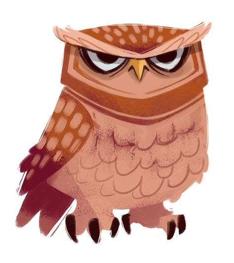 Cartoon Owl Drawing, Daily Cat Drawings, Cat Doodles, Cartoon Owl, Richard Scarry, Cat Drawings, Owl Illustration, Owls Drawing, Owl Cartoon