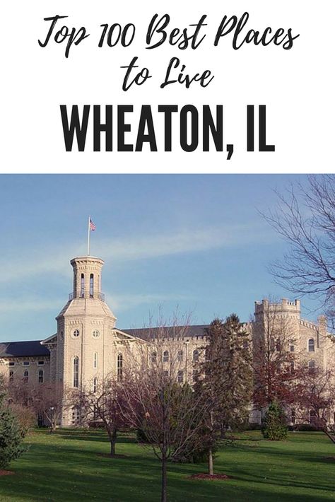 2018 Top 100 Best Places to Live, #48 Wheaton, IL: Wheaton is enjoying a downtown renaissance, paced by several significant condominium and business development projects currently taking place. Already gracing the district is Wheaton Center, a 758-unit apartment complex comprised of six buildings highlighted by two 20-story high-rise towers. Hidden Gems In Illinois, Great River Road Trip Illinois, Wheaton Illinois, Illinois Map, Illinois Central Railroad, Places In America, Best Places To Live, Perfect Place, Illinois