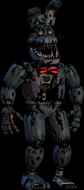 Nightmare Bonnie Nightmare Bonnie, Freddy's Nightmares, Fnaf Animatronics, Fnaf Photos, Describing Characters, Toy Bonnie, Fnaf 4, Kid Cobra, Tv Tropes