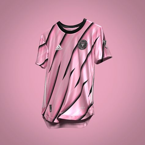 Inter Miami CF Kits 2021 | Adidas on Behance School Jersey Design, Aesthetic Jersey Design, Pink Team Logo Jersey For Sports Season, Pink Jersey Design, Jersy Boys Design, Pink Team Logo Jersey For Sports Events, Soccer Jersey Design, Pink Jersey, Football Jersey Design