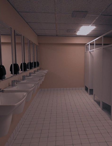 School Building Design, School Bathroom, School Interior, Aesthetic Bathroom, College Aesthetic, Joseph Quinn, Dream School, Highschool Aesthetic, School Building