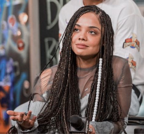 Bianca Creed, Tessa Thompson Creed, Braid Loc Styles, Week Hairstyles, Tessa Thompson Style, Rich Rich, Real Estate Investment Trust, Twist And Shout, Braided Hairstyle