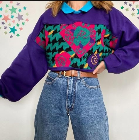 Fun Teacher Outfits, Arcade Fashion, 80s Aesthetic Outfits, 80s Inspired Fashion, Cute Teacher Outfits, Outfits Retro, 80s Outfit, Funky Outfits, Purple Colour