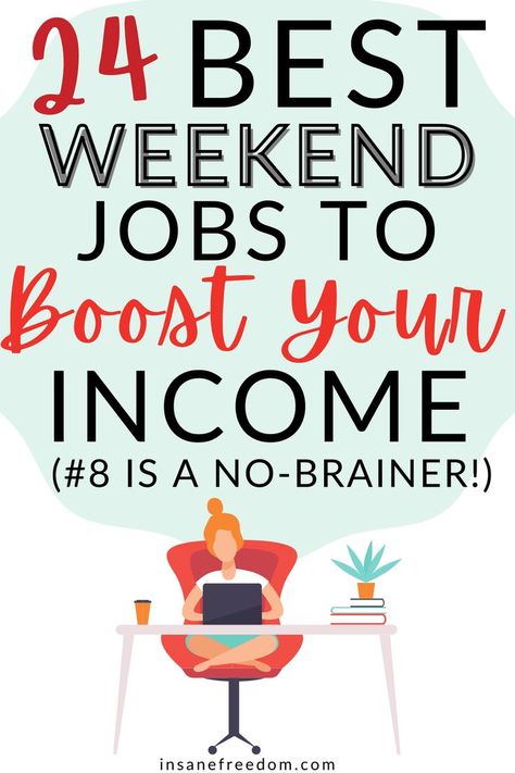 Are you looking for ways to boost your income, save more money and your net worth? If you're interested in weekend jobs or side hustles, here are 24 weekend jobs that are the best for supplementing and boosting your income! Weekend Jobs, Home Based Work, Money Problems, Legitimate Work From Home, Mom Jobs, Make Extra Money, Side Jobs, Mindset Coaching, Earn Money From Home