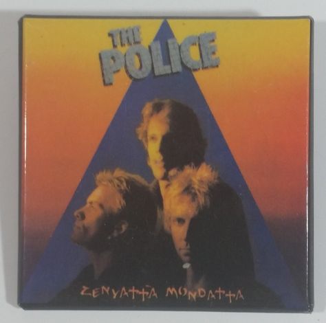 1980 Ron Boutwell Enterprises The Police Zenyatta Mondatta Album English Rock Band Square Pin Music Collectible Zenyatta Mondatta, Tracks Movie, Album Sleeves, Photo Sleeve, Lp Records, British Rock, Vinyl Cd, Vintage Records, Vintage Vinyl Records