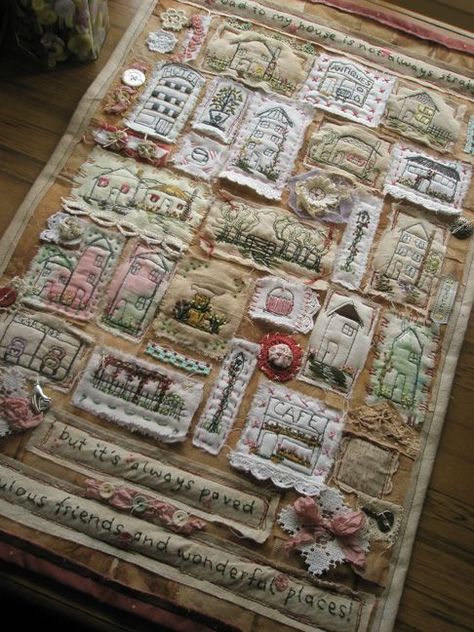 Textile Collage, Free Motion Embroidery, Fabric Journals, House Quilts, Slow Stitching, Fabric Book, Crazy Quilts, Fabric Art, Quilt Inspiration