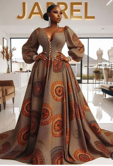 Chick by Jarel African Wear For Ladies, African Traditional Wear, African Party Dresses, Ankara Long Gown Styles, Shweshwe Dresses, Office Clothes, Woman Suit, Dress Ankara, Ankara Gown