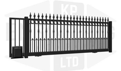 Sliding Gates, Gates And Railings, Minimal House, Engineering Works, Steel Fabrication, Sliding Gate, Minimal House Design, Diy Store, Front Gates