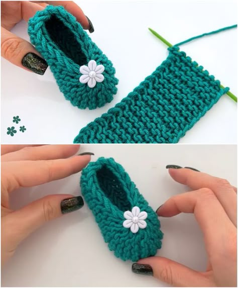 Crochet Baby Slippers Baby Slippers Crochet, Crochet Baby Slippers, Knitted Gifts, Baby Jackets, Fast Crochet, Crochet One Piece, Flower Handbag, Macrame Crochet, Crochet Christmas Trees