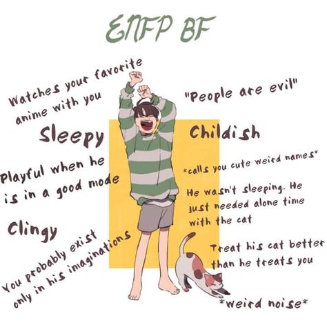 Enfj Boyfriend, Mbti Boyfriend, Infp Boyfriend, Entp Boyfriend, Enfp Boyfriend, Types Of Bf, Couple Types, Type Of Girlfriend, Enfp Personality