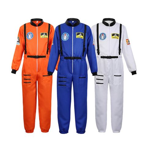 Spaceman Costume, Halloween Costume Couple, Costume Couple, Jumpsuit Plus Size, Astronaut Suit, Astronaut Costume, Space Theme Party, Jumpsuit Men, Space Suit