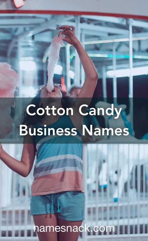 Candy Business Names, Cotton Candy Business, Names Of Candy, Candy Business, Candy Logo, Free Logos, Candy Stand, Catchy Names, Creative Names