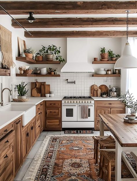 Europe Aesthetic, Aesthetic Kitchen, Brown Kitchens, Kitchen Stove, Cool Kitchens, Apartment Decor, Kitchen Decor, Sweet Home, Dream House