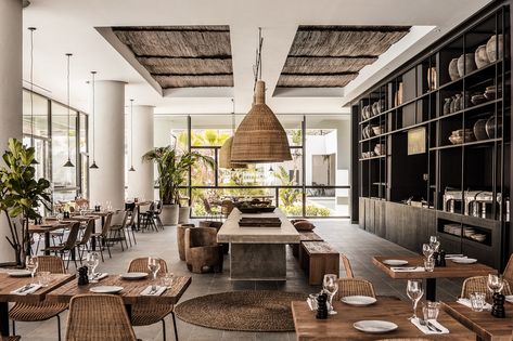 Lambs and Lions Berlin on Behance Casa Cook Hotel, Bohemian Hotel, Interior Design Blogs, Casa Cook, Basket Chair, Dream Hotels, Nice Places, Interior Design Concepts, Dark Wall