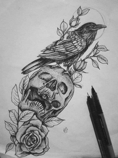 Dark But Beautiful Tattoos, Upper Arm Tattoo Drawings, Gothic Flower Tattoo Dark Art, Spooky Sleeve Tattoos For Women, Gothic Feminine Tattoos, Forearm Half Sleeve Tattoos, Dark Fantasy Tattoo Ideas, Goth Tattoos For Women, Spooky Floral Tattoo