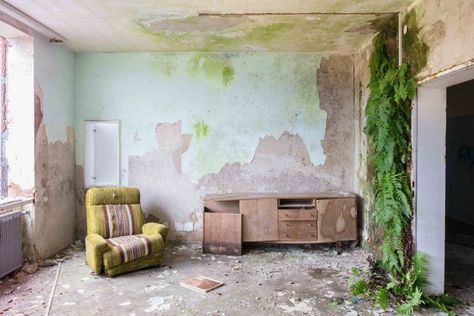 Photographer captures what happens when nature takes over human-built structures - DIY Photography Abandoned Hospital, Travel Around Europe, Abandoned Mansions, One With Nature, French Photographers, Abandoned Buildings, Fishing Villages, Built Environment, Abandoned Houses