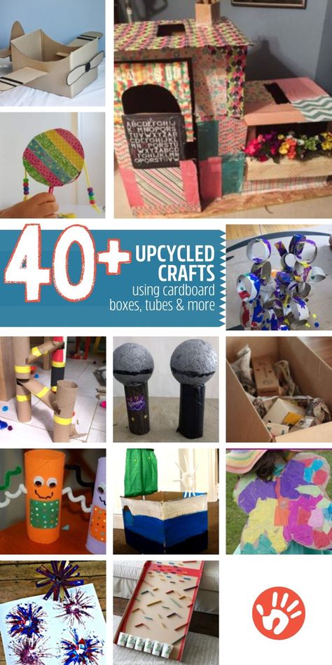 Upcycle Cardboard Boxes, Cardboard Crafts For Kids, Upcycle Cardboard, Teaching Kids Letters, Activity Ideas For Kids, Jet Packs, Marble Runs, Cardboard Recycling, Airplane Crafts