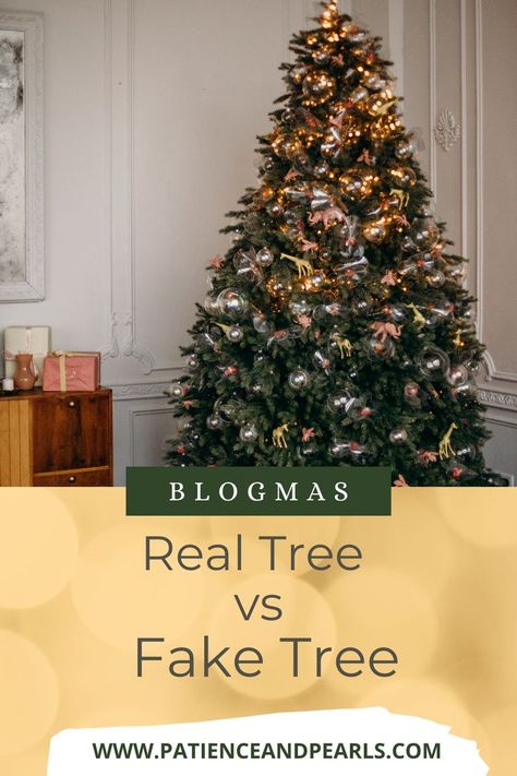 It’s so hard to choose between a real vs fake tree, how do you decide? As Christmas approaches and folks are starting to consider decorating for the holidays, you can usually find people rigidly entrenched in one of two groups: team real tree or team fake tree. Fake Christmas Tree, Fake Christmas Trees, Fake Trees, Home Decor Organization, Ideal Life, Holiday Recipes Christmas, Real Tree, Decor Organization, Find People