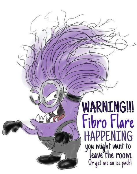 Thoughts Of A Lupie! — Flare happening.. Fibro Flare, Evil Minion, Fibro Warrior, Chronic Fatigue Symptoms, Chronic Fatigue, Autoimmune Disease, Migraine, Chronic Illness, Chronic Pain