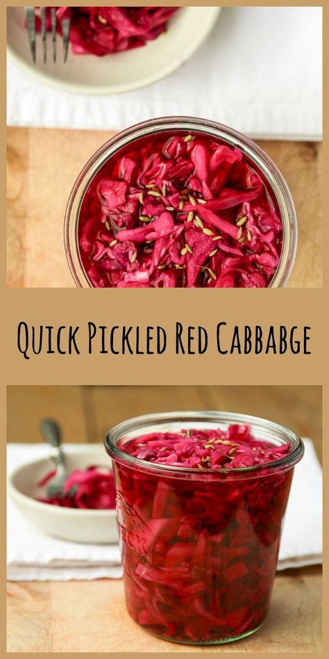 Pickled Cabbage Recipe, Recipes Cabbage, Diy Extracts, Quick Pickle, Burger Sandwich, Taco Burger, Pickled Red Cabbage, Red Cabbage Recipes, Pickle Recipes