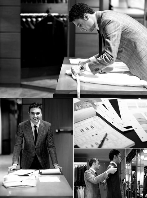 Angelo Di Febo, Young Master Tailor at Brioni. @ESQStyle Couture Tailoring, Pattern Drafting Tutorials, Mens Fashion 2018, Master Tailor, Tailoring Techniques, Successful Men, Tailored Suit, Garment Factory, Trends 2023