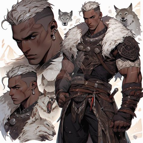 Viking Character, Dungeons And Dragons Classes, Character Inspiration Male, Black Cartoon Characters, Dungeons And Dragons Characters, Dnd Art, Black Anime Characters, Black Cartoon, Character Aesthetic