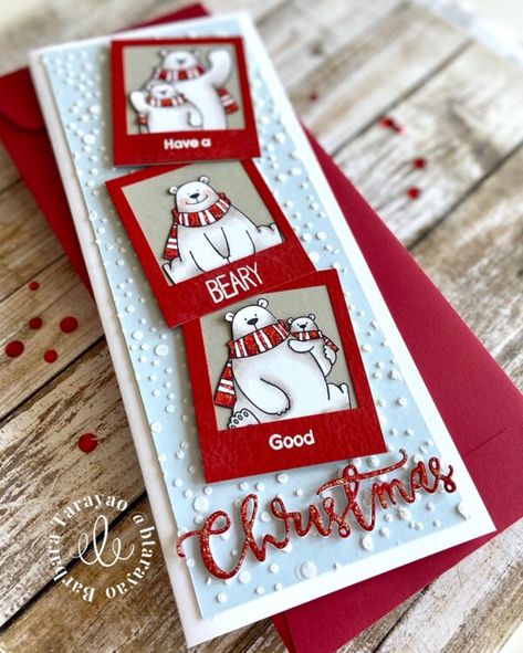 Slimline Cards, Falling Snow, Homemade Christmas Cards, Paper Diy, Christmas Card Crafts, Card Crafts, Cute Card, Diy Christmas Cards, Christmas Cards To Make