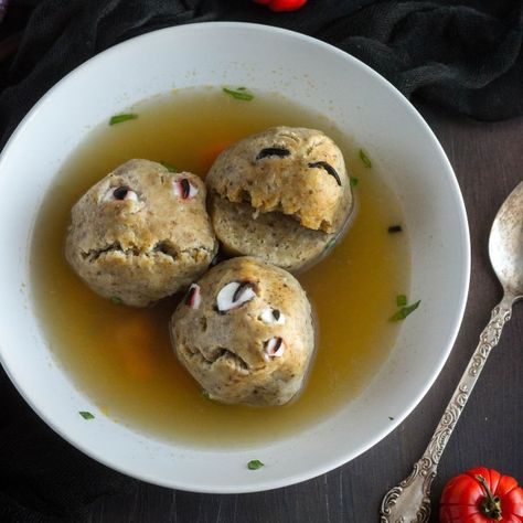 Hotel Transylvania Monster Ball Soup recipe SQ Feast Of Starlight, Birthday Dinner Recipes, Queen Of Puddings, Hotel Transylvania 2, Brown Sugar Chicken, Chicken Mole, Rock Cake, Matzo Meal, Spiced Wine