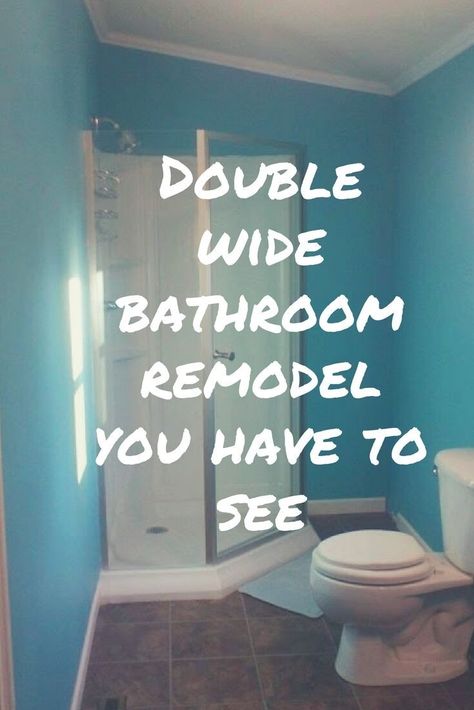 Bathrooms are hard to remodel. They aren’t like bedrooms where you just pick a new paint color and flooring and have a whole new look for your room. You have to plan ahead and think about the location and layout of your plumbing. You have to utilize all sorts of different talents to come up with a room that you will love! We have a great mobile home bathroom guide that can help you get started on your own remodel. #MobileHomeLiving #MobileHomeRenovations Mobile Home Bathroom Makeover, Double Wide Bathroom, Double Wide Bathroom Remodel, Mobile Home Bathroom Remodel Master Bath, Mobile Home Shower Remodel, Mobile Home Bathtubs, Mobile Home Bathroom Remodel, Small Mobile Homes, Mobile Home Bathrooms