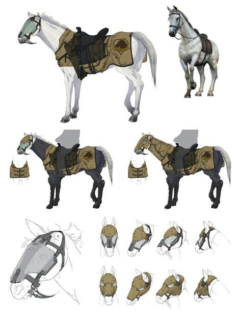 D-Horse Art - Metal Gear Solid V Art Gallery Metal Gear Solid V, V Art, Horse Armor, Horse Gear, Harbin, Horse Drawings, Metal Gear Solid, Armor Concept, 판타지 아트